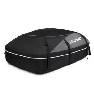 lot 20161 image: MIDABAO 20 Cubic Waterproof Duty Car Roof Top Carrier-Car Cargo Roof Bag Car Roof Top Carrier - Waterproof & Coated Zippers- includes Anti-Slip Mat- for Cars with or without Racks (20 Cubic Feet)