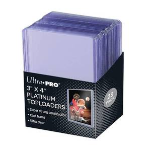lot 6253 image: A3 x 4 Ultra Clear Platinum Toploaders (25ct)