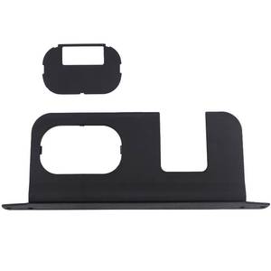 lot 11698 image: Rear Bumper Cover Plate Compatible with 2022 2023 2024 2025 Ford Maverick with 47-Pin Connector Hitch (Not for Lobo), Hitch Surround Cover Protection