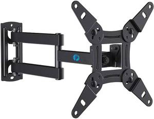 lot 11716 image: Pipishell Full Motion TV Monitor Wall Mount Bracket Swivel Tilt Extension Rotation for Echo Show 2115 and Most 13-42 Inch LED LCD Flat Curved Screen TVs & Monitors, Max VESA 200x200mm up to 44lbs