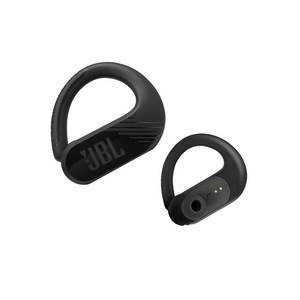 lot 12000 image: JBL Endurance Peak II True Wireless In-Ear Earbuds - Black (Renewed)