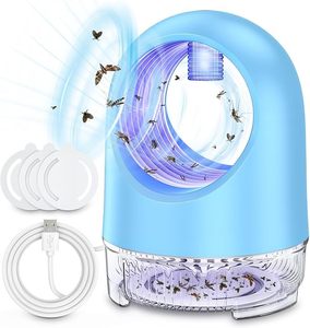 lot 12017 image: SQWJP Fly Trap Indoor  Fly Traps for Home, Catch Fruit Flies, Gnats, Mosquitoes &amp Moths  Quiet Bug Catcher with Fan678