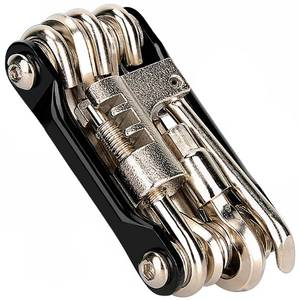 lot 2492 image: WIWUE GUO Bike Chain Tool, Ultimate Bike Multitool Kit - Lightweight Stainless Steel - Includes Chain Breaker, Tire Repair Kit, Motorcycle Accessories
