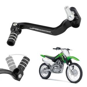 lot 2498 image: JFG RACING Motorcycle Gear Shifter Shift Lever Folding Tip CNC for KLX140 KLX140L 2008-2023 KLX140G 2017-2023 Black