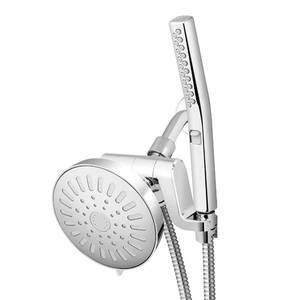 lot 5339 image: Waterpik High Pressure Handheld Wand and Rain Shower Head Combo with 8-Foot Long Metal Hose, BodyWand Spa System with 7 Spray Modes for Hair and Body, Chrome