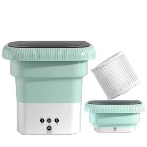 lot 5353 image: Portable small washing machine,13L Capacity Foldable Washer