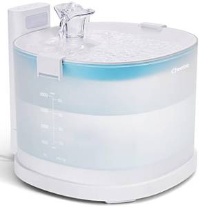 lot 5364 image: Cheerble Pumpless Cat Water Fountain, 2L67oz E1 Automatic Cat Water Dispenser for Cats & Dogs MagDrive�� Technology Dual Mode Dispensing, No Cleaning Hassle, No Electrical Leakage, BPA-Free