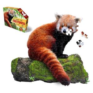 lot 5368 image: Madd Capp Puzzles Jr. - I AM Lil Red Panda - 100 Pieces - Animal Shaped Jigsaw Puzzle