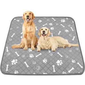 lot 5369 image: PatiencET Washable Pee Pads for Dogs, 72 x 72 Extra Large Reusable Puppy Pads with Super Absorbent for Pet Training, Housebreaking and Incontinence, Puppy Potty Pads with Waterproof Bottom