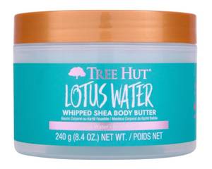 lot 6066 image: Tree Hut Lotus Water Whipped Shea Body Butter  Long-lasting Hydration Leaves Skin Feeling Soft & Moisturized  Lightweight  Nourishing Essential Body Care  8.4 fl oz.