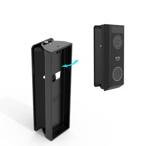 lot 6092 image: Adjustable Doorbell Mount for eufy Security Video Doorbell E340, 0-35 Degree LeftRight Angle Mount Compatible with eufy E340 Doorbell for Easier Motion Detection