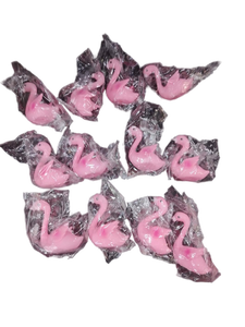 lot 6114 image: Pink Flamingo Bath Toys - Set of 12