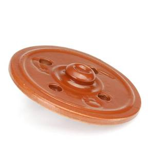 lot 6135 image: Clay Dolma Pot Lid Cover -Weighted Clay Lid for Dolma Cooking -Traditional Dolma Cover -Pot for Dolma -Clay Dolma Lid -Handcrafted Dolma Pot Cover (Small (7,3 inches))