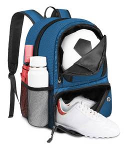 lot 6142 image: YOREPEK Soccer Backpack, Lightweight Soccer Bag with Ball Holder for Boys Girls Kids, Water resistant Sport Equipment Bags Fit Basketball Volleyball Football Accessories