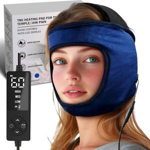 lot 6154 image: CREATRILL TMJ Relief Products, Face Heating Pad for Jaw Pain, Hot Therapy for Chin, Cheek, and Temple Pain, Tension Headache Relief