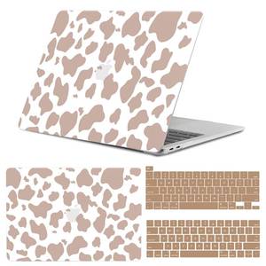 lot 6161 image: GABraden Compatible with MacBook pro 13 inch Case,2020 2019 2018 2017 2016(A2338 M1A2159A2251A2289A1989A1706) with Touch ID and 2 Pack Keyboard Protectors,Laptop Hard Shell (Brown Cow)