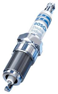 lot 6167 image: BOSCH 9694 OE Fine Wire Double Iridium Spark Plug - Pack of 4