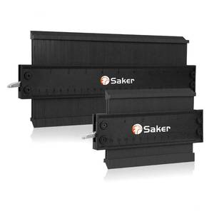 lot 2012 image: Saker Contour Duplication Gauge-Adjustable Lock -Precisely Copy Irregular Shape -Irregular Welding Woodworking Tracing - Must Have Tool for DIY Handyman, Construction(10 Inch5 Inch) (Black)