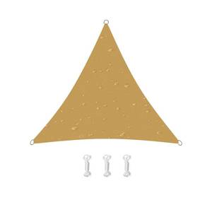 lot 2018 image: Sun Shade Sail Waterproof 95% UV Block, Oxford Fabric, for Patio, Balconies, Lawn Garden, Party, Outdoor Activities (8 x 8x 8, Sand)