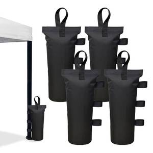 lot 2022 image: Canopy Weights Set of 4, Heavy Duty Canopy Weight Bags (120 lbs) for Ez Pop up Canopy Tent Outdoor Instant Canopies, Black (Without Sand), Set of 4