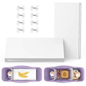 lot 2030 image: PoYang 2 Pack for Baby Bogg Bag Divider Tray, Lightweight Metal Dividers for Bogg Bag Accessories Inserts for Bog Organizer Screw in, Help Organize Beach Bagg & Divide Space, Medium White