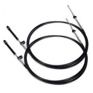 lot 2070 image: Atesilor 2pcs 10FT Gen1 Boat Throttle and Shift Cables Compatible with Mercury MerCruiser Marine Force Outboard Engine 600A Controller, Replace CC17910