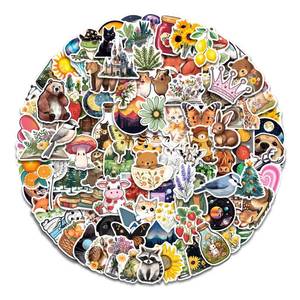 lot 2078 image: AOWDIAO 150 Pcs Aesthetic Stickers Pack - Waterproof, Durable Designs for Teens, Kids, and Adults - Ideal for Parties, Gifts, and School Projects