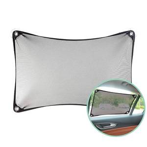 lot 2353 image: Little Chicks Stretchable Custom Fit Car Window Shade - Sunshade Sun Protector for Cars, Trucks, SUVs- Easy Installation for Baby & Kids