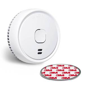 lot 12409 image: Ecoey Smoke Detector, Smoke Alarm with Advanced Photoelectric Technology, Fire Alarm Smoke Detector with Test Button and Low Battery Reminder, Fire Alarm Used in Bedroom, Home, FJ138, 1 Pack
