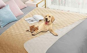 lot 12452 image: Ameritex Waterproof Dog Bed Cover Pet Blanket for Furniture Bed Couch Sofa Reversible