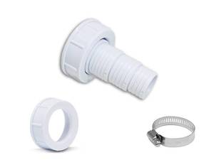 lot 12454 image: Sealproof Pool Hose Adapter Compatible with Intex Pool Pumps and other 1.25 and 1.5 Pump Hoses
