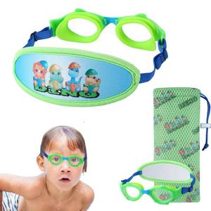 lot 16118 image: RUIGAO Kids Swimming Goggles,Kids Age goggles 2345, Green Dion goggles for Baby with UV Proction & Anti Fog