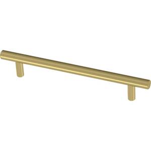 lot 17376 image: Franklin Brass Simple Bar (30-Pack) Cabinet Handles 5-116 Hole Center Modern Pulls  Satin Gold Hardware Kitchen Door, Drawers, Dressers, Furniture P46642K-523-B3