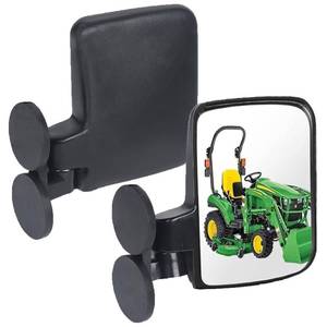 lot 17386 image: Universal Magnetic Side View Mirror No Drilling Magnet Mount Tractor Mirror Compatible with Kubota John Deere Yamaha Accessories