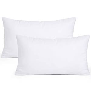 lot 17426 image: MIULEE Set of 2 Throw Pillow Inserts Premium Pillow Stuffer Rectangle Form for Decorative Cushion Bed Couch Sofa 16x26 Inch