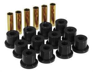 lot 17430 image: Prothane (7-1001-BL) 67-87 GM Rear Spring & Shackle Bushings (w 1.5in Bushings) - Black