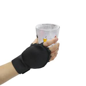 lot 18313 image: Weighted Gloves for Tremors Hand Weight for Fine Motor Skills Hand Weighted Utensils Adjustable Weights Glove for Parkinsons Essential Tremors Patients 0.5lb Single