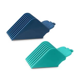 lot 18316 image: Clipper Guards Set 10 12 Compatible with Most Wahl Clippers, Extra Long Color Coded Clipper Combs Replacement - 1.25, 1.5