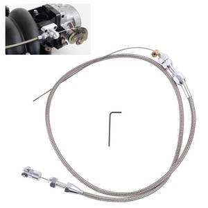 lot 20124 image: WOWYZL 36 Stainless Steel Braided Throttle Cable Kit Compatible with 97-07 ChevroletChevy LS1 Engine 4.8L 5.3L 5.7L 6.0L Throttle Cable Repair Kit Stainless Steel Accelerator Cable