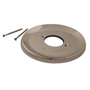 lot 20130 image: American Standard M962159-0020A Escutcheon and Screws For Single Lever Pressure Balance Bath and Shower, Polished Chrome, 1.20 x 6.10 x 7.10 inches