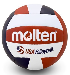 lot 2349 image: Molten Camp Volleyball (redwhiteblue, Official)
