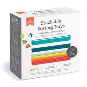 lot 1418 image: Stackable Rainbow Sorting Trays