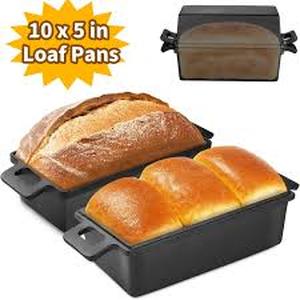 lot 2407 image: Small bread pan 10X5in