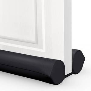 lot 1452 image: Comfyanno Under Door Draft Stopper - Bottom Door Gap Filler and Seal - Windproof Door Cover - Fits 30 to 36 Door - Block Noise, Sound, Bugs, Hot Air, Wind - Easy Install Draft Blocker - Black
