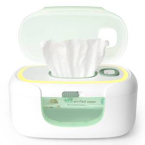 lot 1507 image: Momcozy New Baby Wipe Warmer, Large Capacity Wipe Dispenser Compatible with 60-80pcs,10-Min Fast Heating,4 Temperature Modes,Innovative Spring Design,SiliconeandTop Seals,Even Heating,3-Level Nightlight