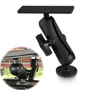 lot 2205 image: Aluminum Fish Finder Gimbal Mount with 1.5  C Size Ball for Garmin, Lowrance, Humminbird and More - 360° Rotation and �90° Tilt Adjustable Marine Electronics Depth Finder Mountin