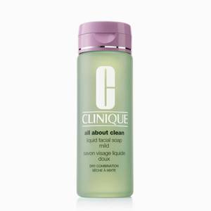 lot 2220 image: Clinique 3-Step All About Clean Liquid Gentle Facial Cleanser Soap For Dry Combination Skin  Type 2, 6.7 Fl Oz