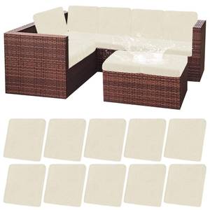 lot 2226 image: HEBE Outdoor Patio Cushion Covers Set of 10 Waterproof Stretch Seat Cushion Cover for Patio Furniture Clearance Outdoor Sofa Cushion Cover Replacement Couch Slipcovers Chair Seat Cover
