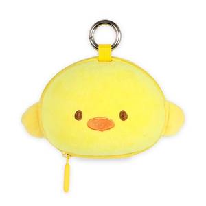 lot 2361 image: Supercute Plush Coin Purse, Cute Cartoon Zipper Change Pouch with Key Ring for Women Men Kids (Yellow Chick)