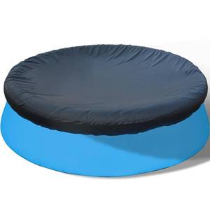 lot 5403 image: SAFANA 10ft Inflatable Pool Covers for Above Ground Pools  Cover Diameter 9ft  Round Pool Cover for Inflatable Easy Set Pool  Top Ring